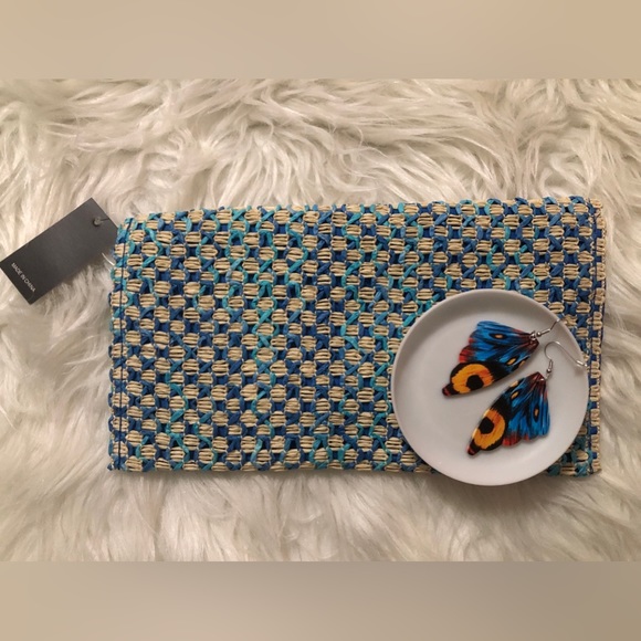 SHEIN clutch handbag & earrings - Picture 6 of 9